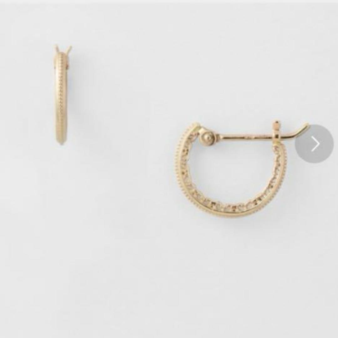 アガット k10ピアス 美品 アガット k10ピアス 美品