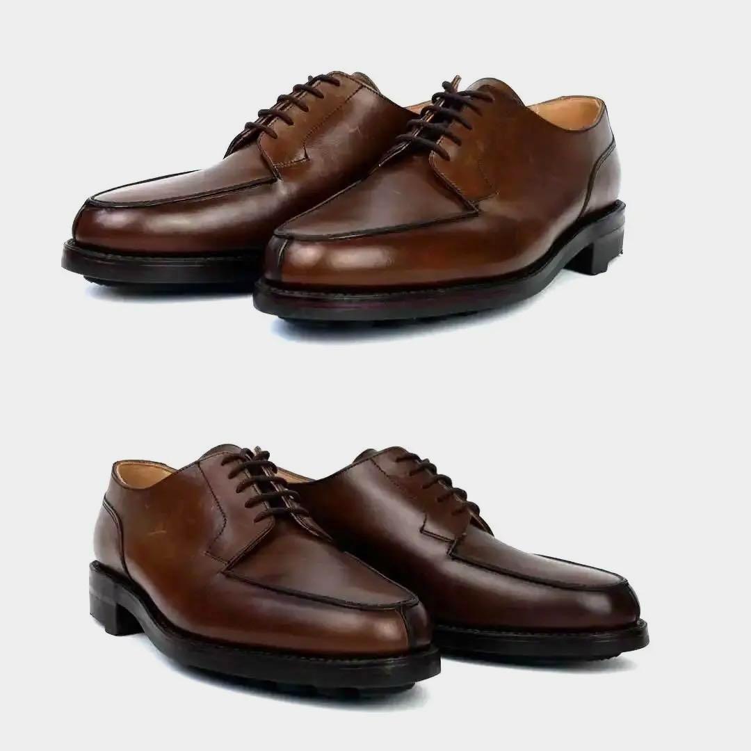 未使用】クロケット&ジョーンズ モールトン ダークブラウン UK6.5E