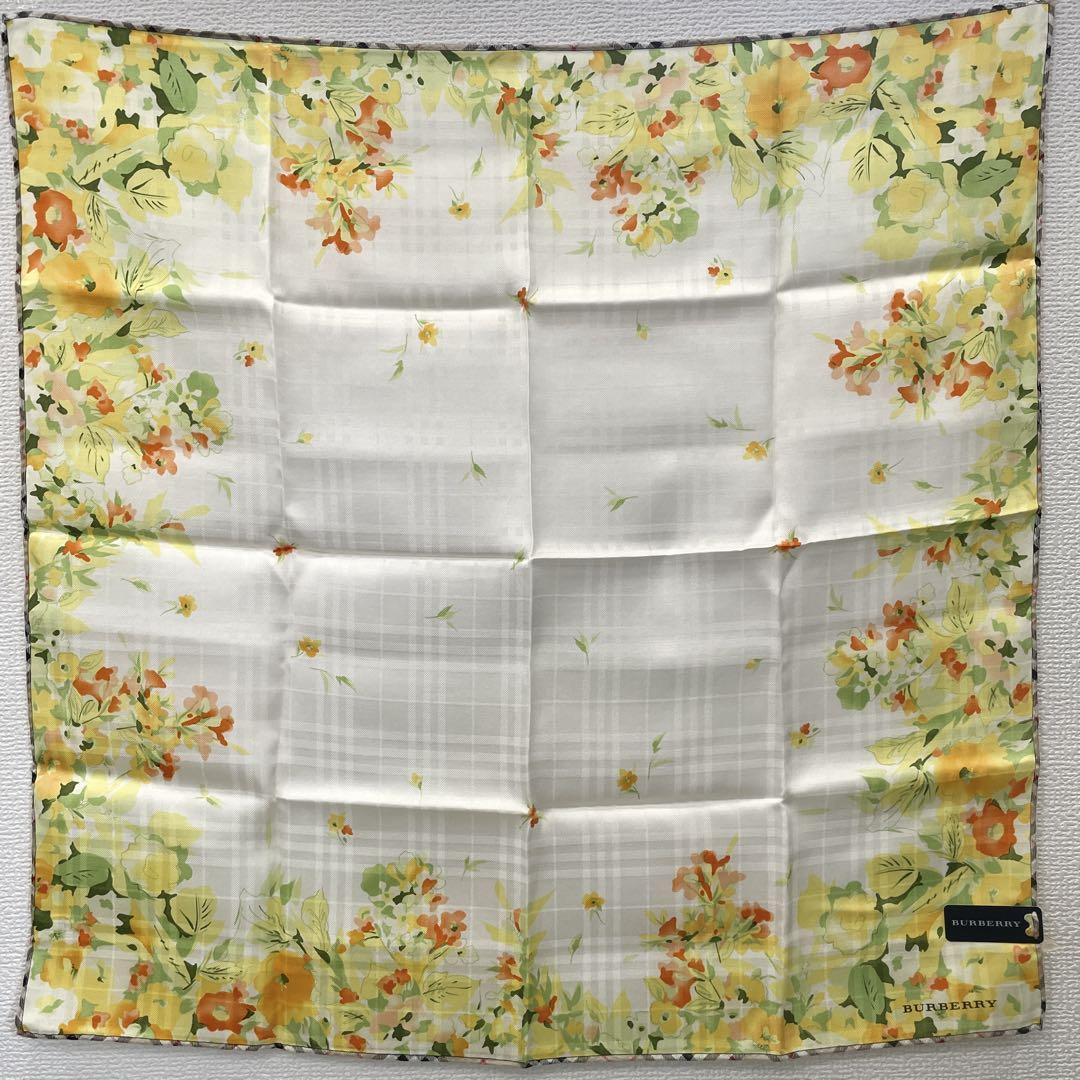 新品 BURBERRY LONDON バーバリー 大判ハンカチ スカーフにも 58
