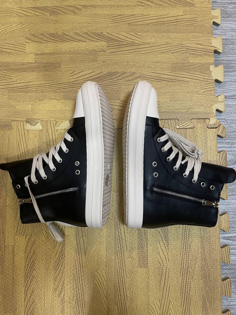 Rick Owens ラモーンズ風 レザースニーカー