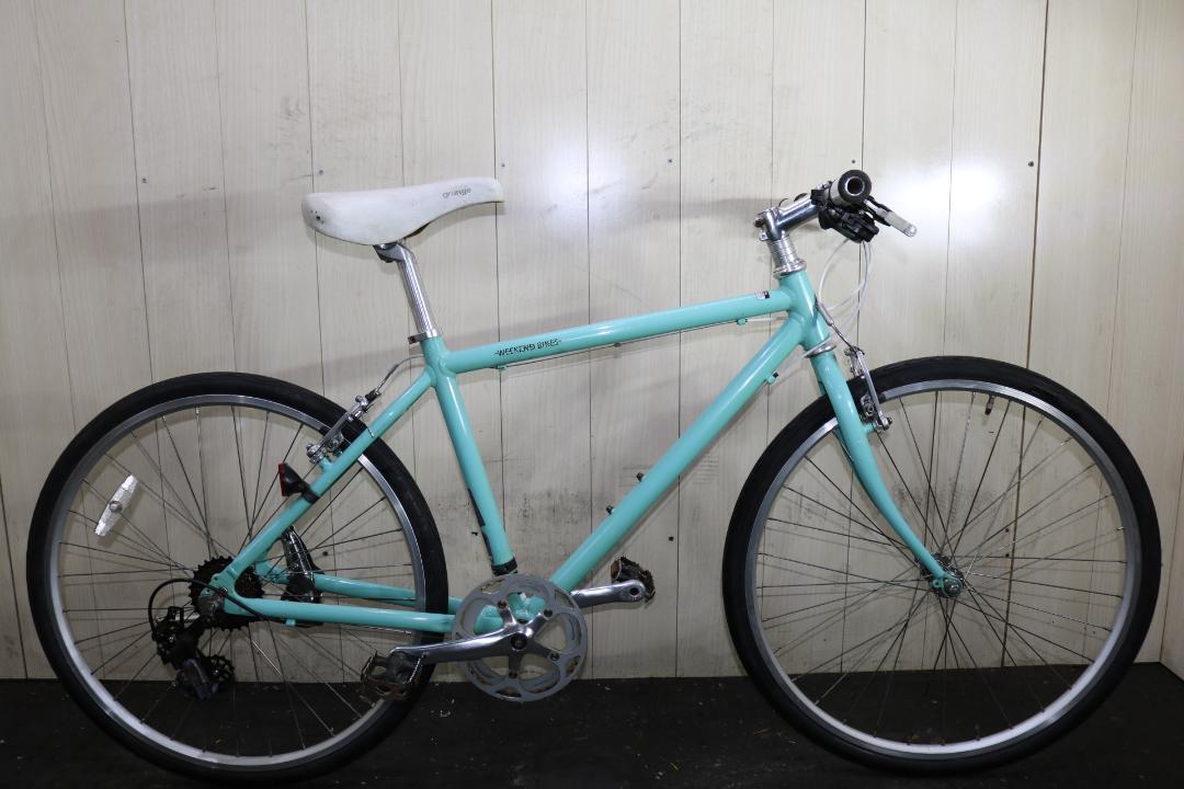 あさひ製WEEKEND アルミ 26型 シマノ7速 440mm クロス