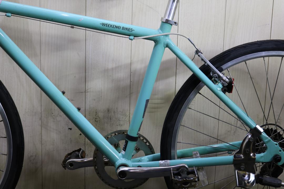 あさひ製WEEKEND アルミ 26型 シマノ7速 440mm クロス