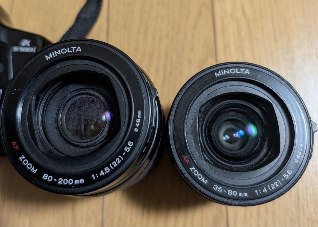 Minolta α-5700i ズームレンズ　フィルム2つ付き（期限切れ） ミノルタMINOLTA α-5700i ズームレンズフィルム2つ付き