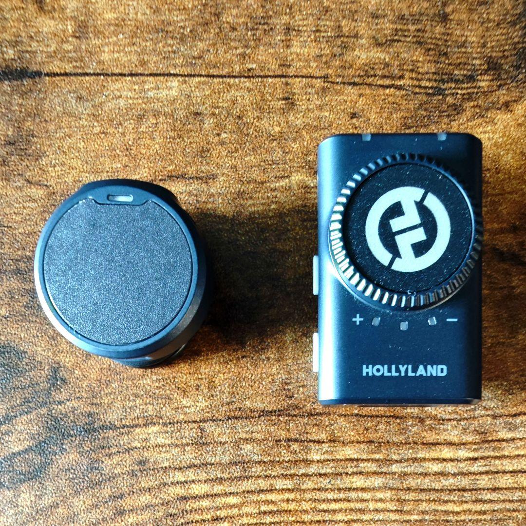 【美品】Hollyland Lark M2 ワイヤレスマイク マイク+受信機