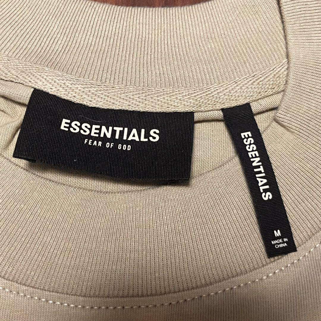 Fog Essentials カーキ　長袖　カットソー　tシャツ　反射フォント