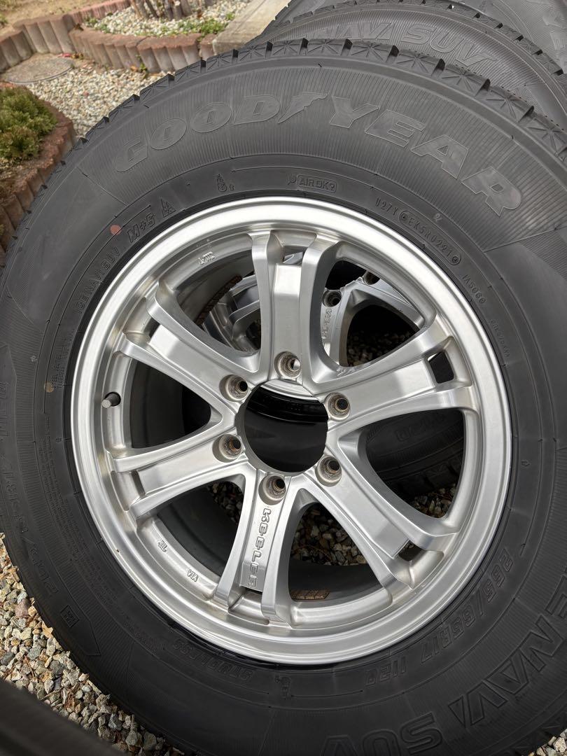 ランドクルーザープラド150後期　Goodyear 17インチホイールセット