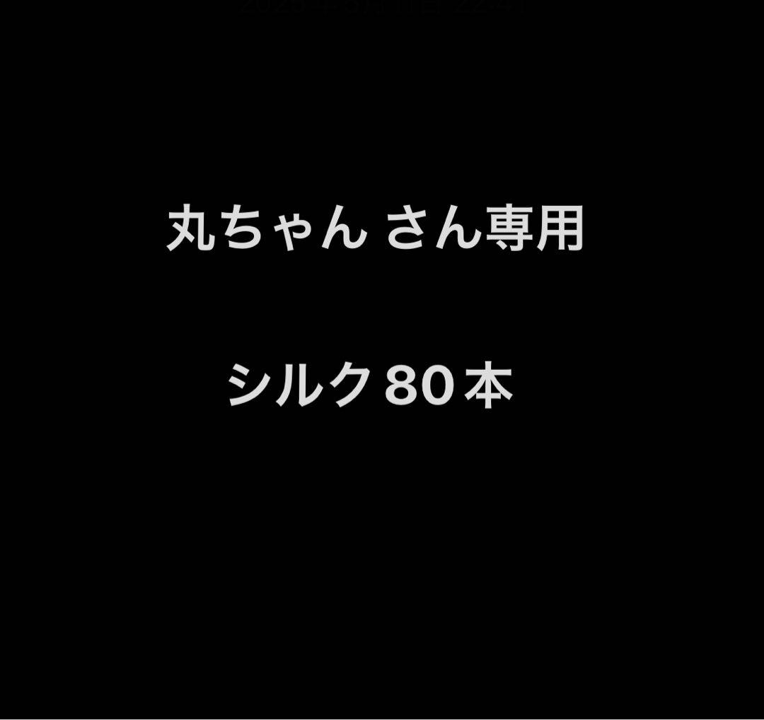 丸ちゃんさん専用 シルク80本
