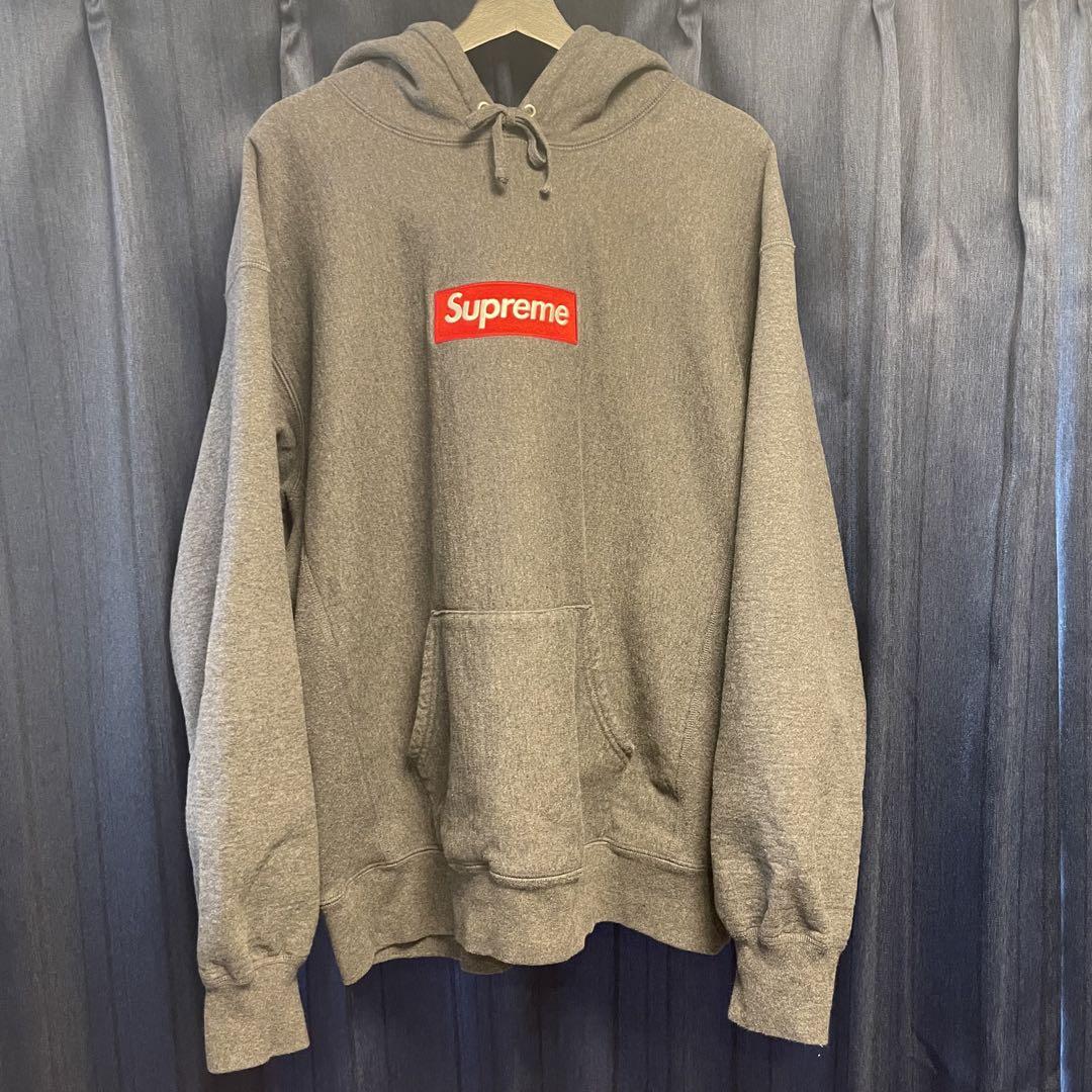 Supreme Box Logo Hooded Sweatshirt XLトップス