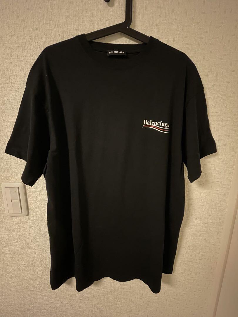 極美品】BALENCIAGA ロゴ オーバーサイズTシャツ バレンシアガ 【在庫