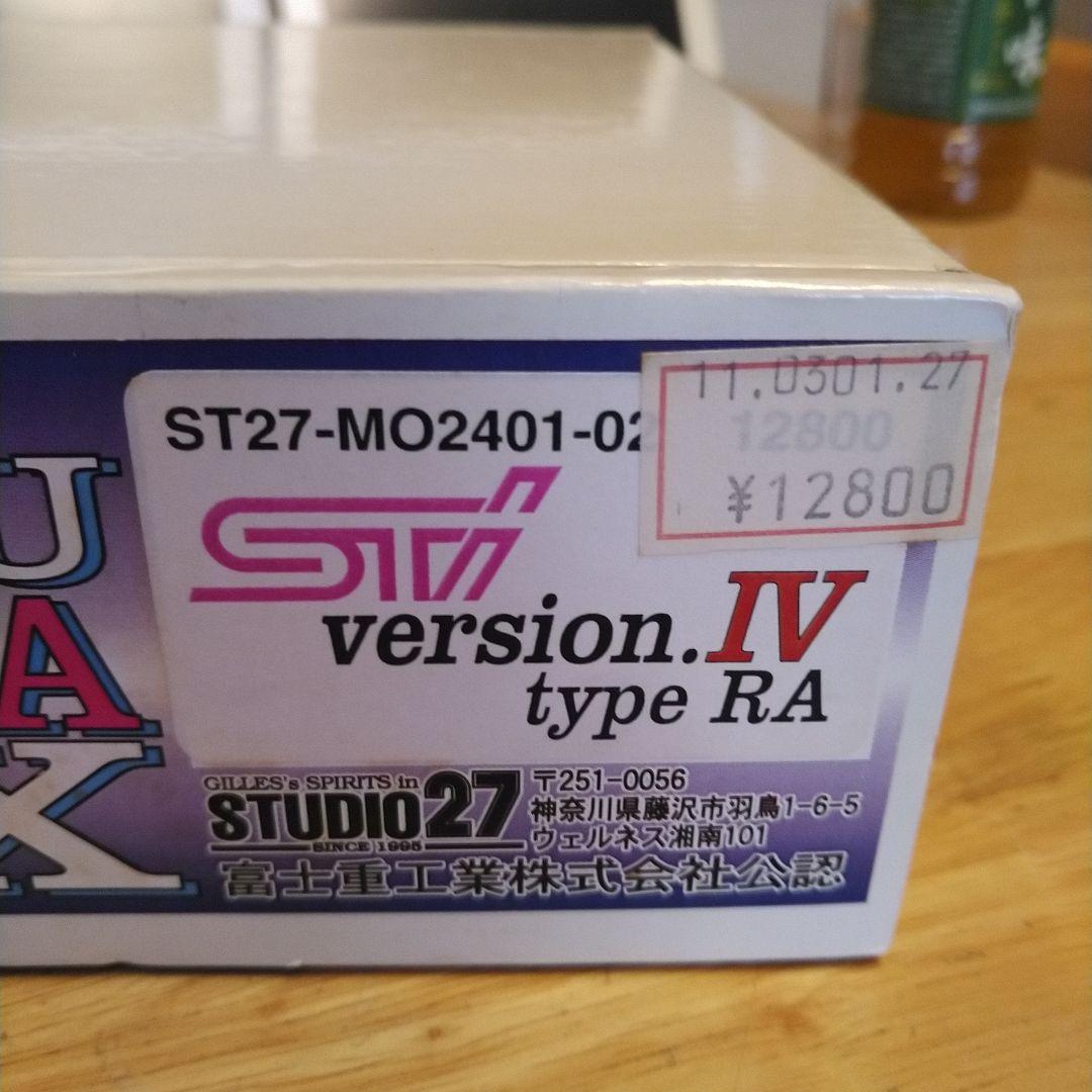 スタジオ27 インプレッサWRX version IV type RA　4ドア d*3様 スタジオ27 インプレッサWRX version IV type RA - メルカリ