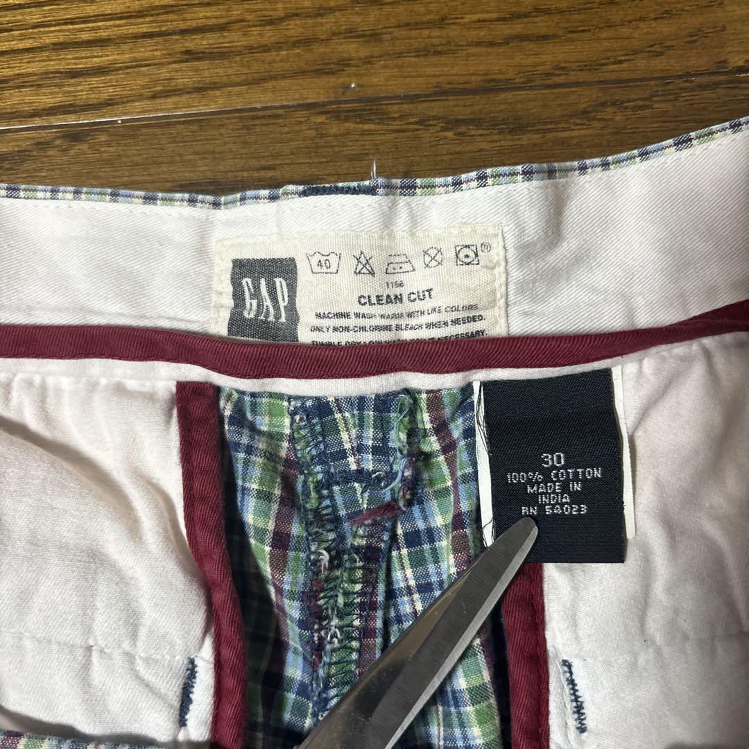 90s OLD GAP オールドギャップ チェック ショーツ ハーフパンツ