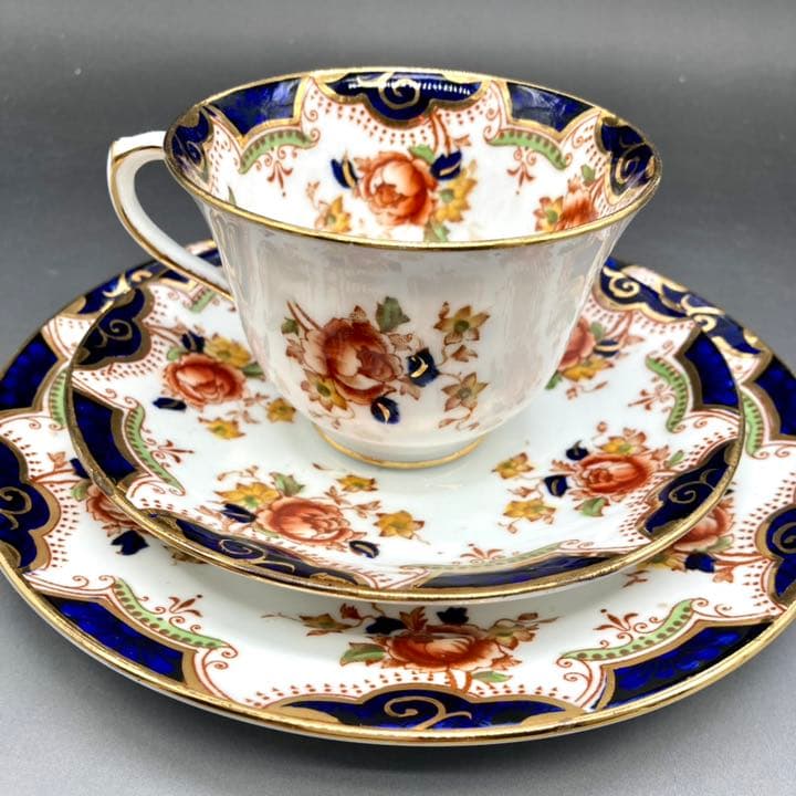 レア サンプソン ブリッジウッド サン カップ ソーサー トリオ アンティークe メルカリ