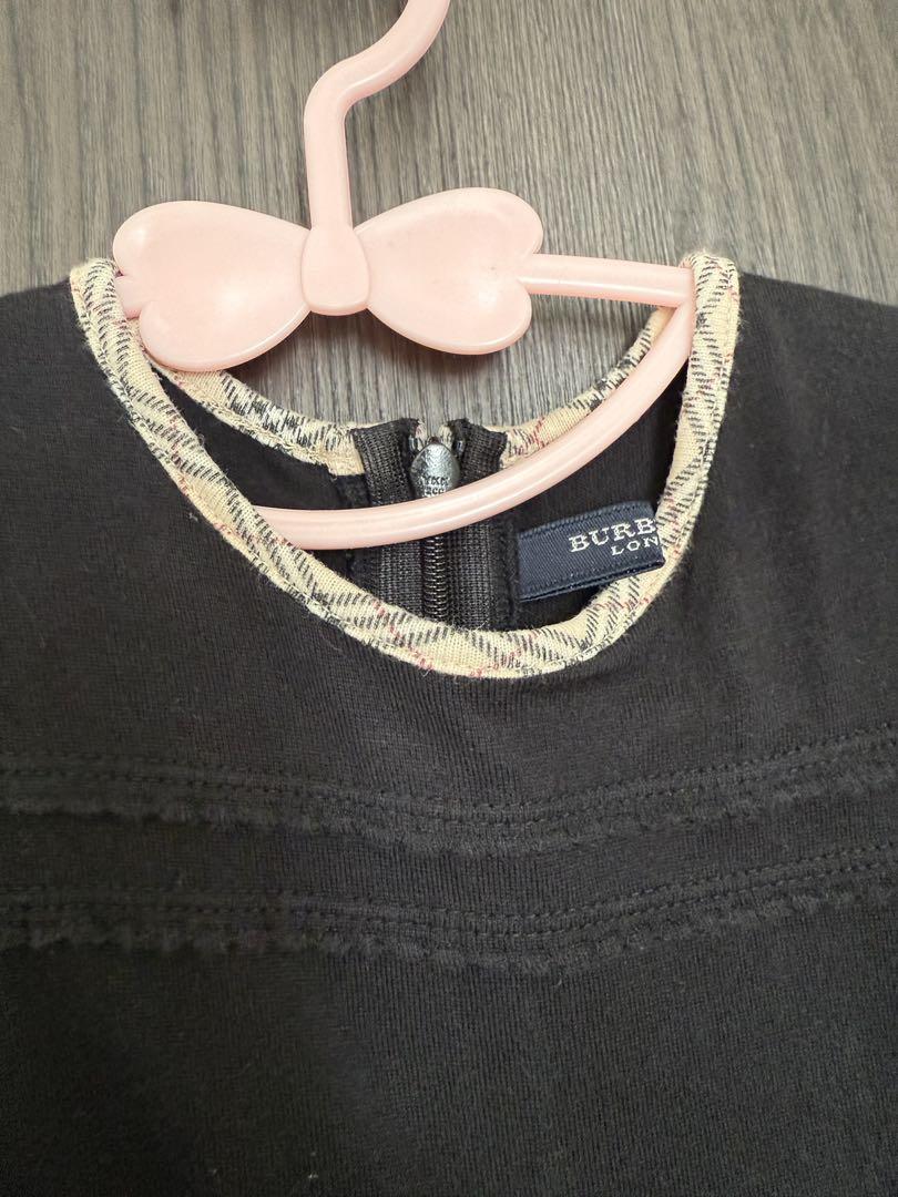 BURBERRY - 80センチ バーバリー 黒ワンピースの通販 by くるみ