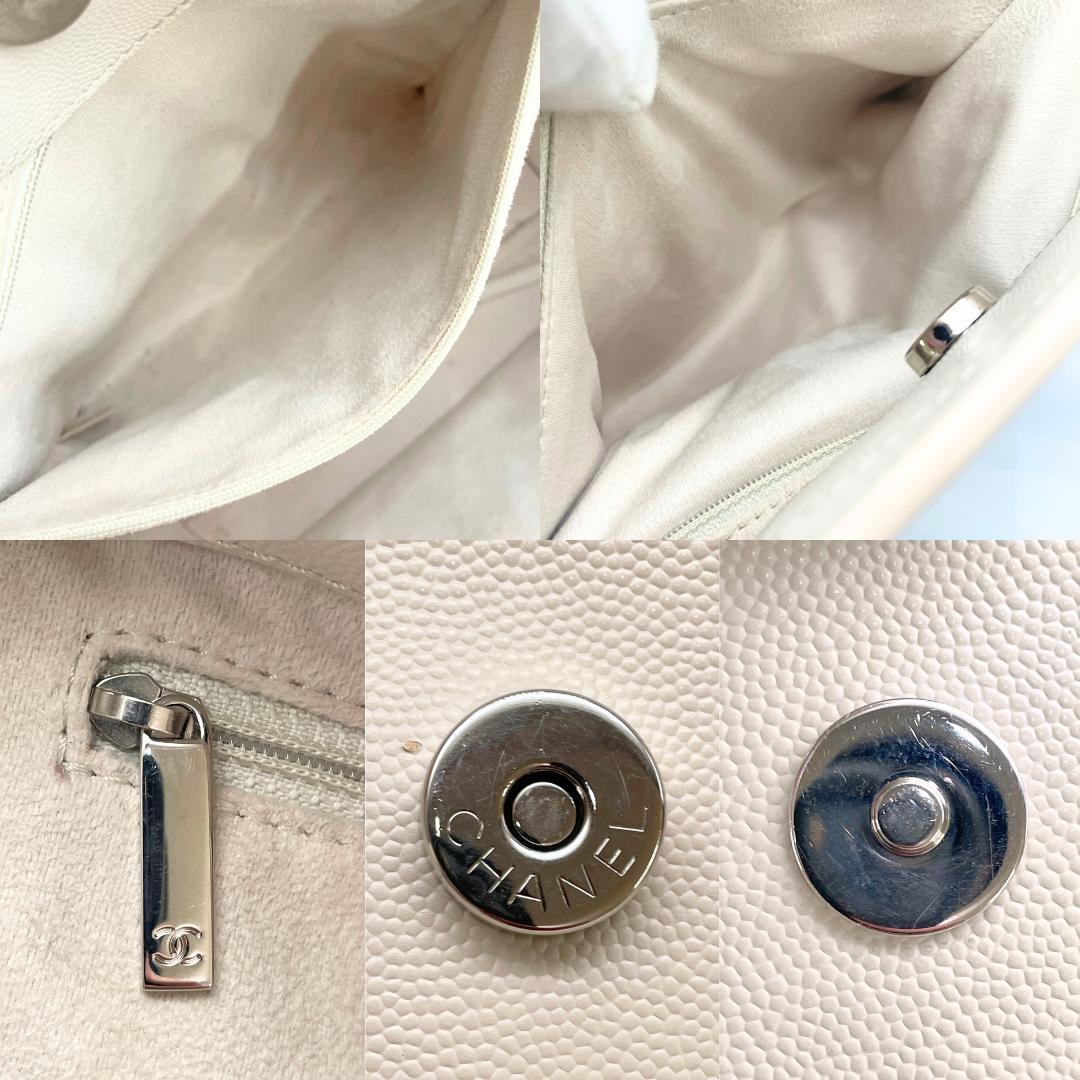 みづき様専用 CHANEL ドーヴィル スタッズ 2WAY キャビアスキン 画像8