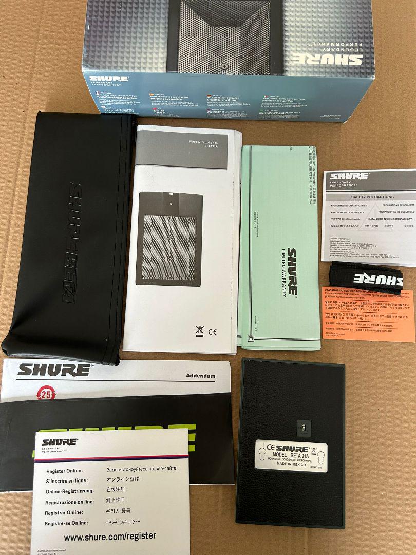 配信機器・PA機器・レコーディング機器 SHURE BETA91A