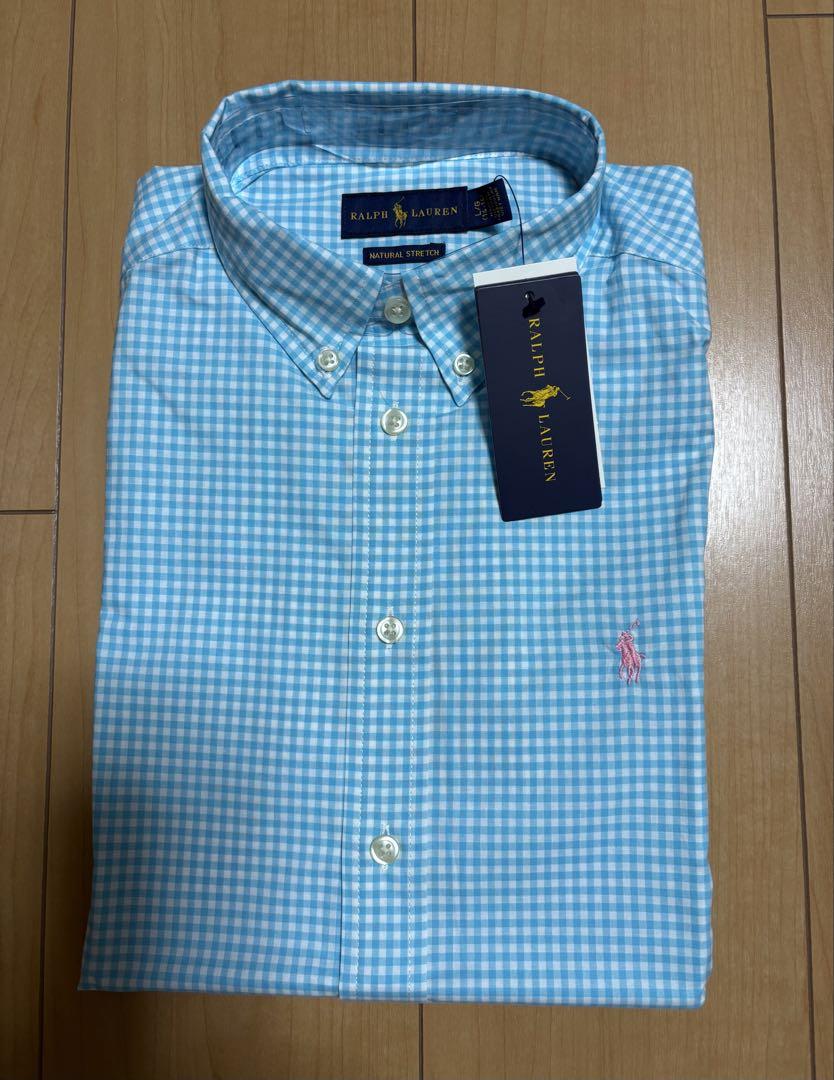 【新品、未使用】POLO RALPH LAUREラルフローレン半袖シャツ160㎝