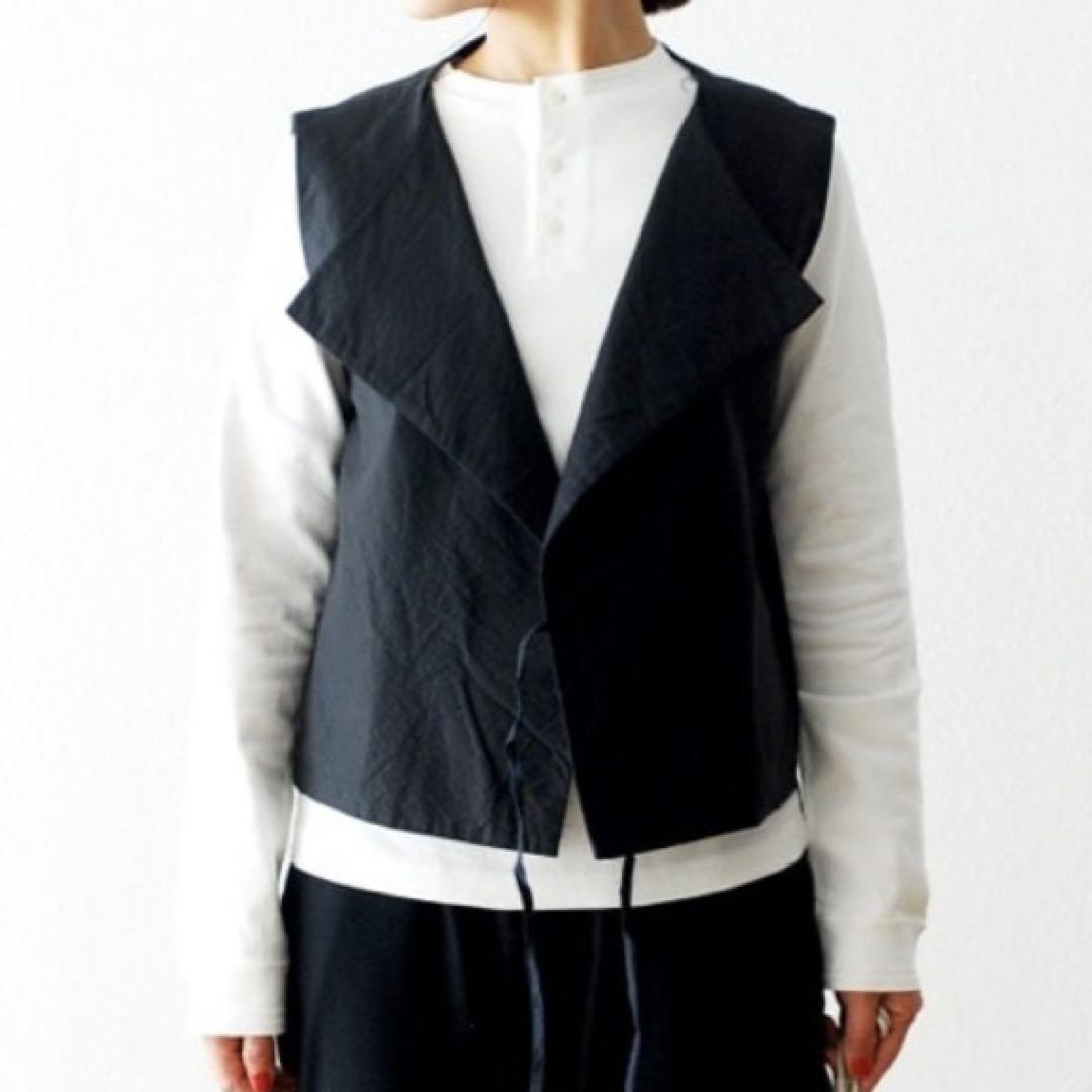 ＊タグ有 TOUJIURS ストリング ジレ トゥジュー カシュクール ベスト