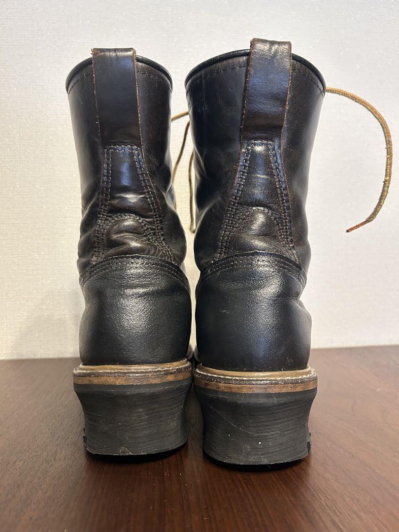 【希少・USA製】RED WING 2218 ロガーブーツ PT91 茶芯 8D
