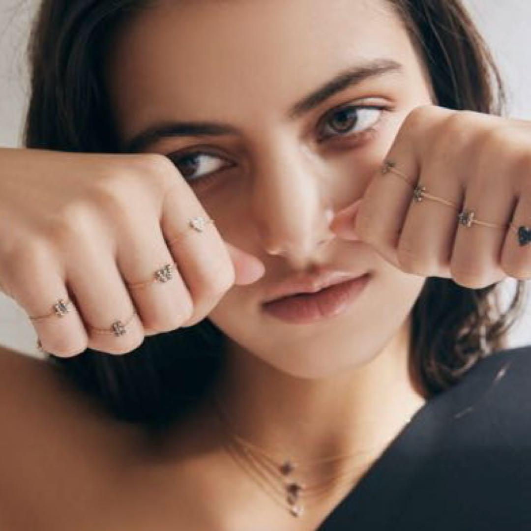 オーダー品】MICROTATTOO_K10ブラウンダイヤモンド リング