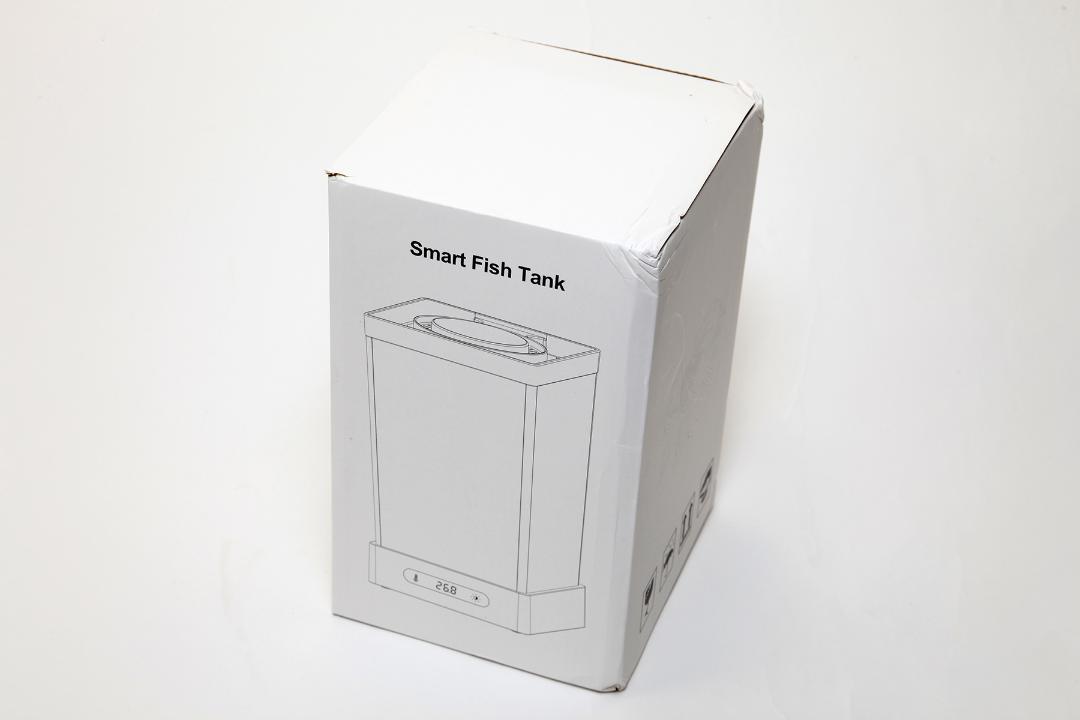 【新品】ヒーター＆LED付小型水槽 白（ベタ・熱帯魚・メダカ・シーモンキー）