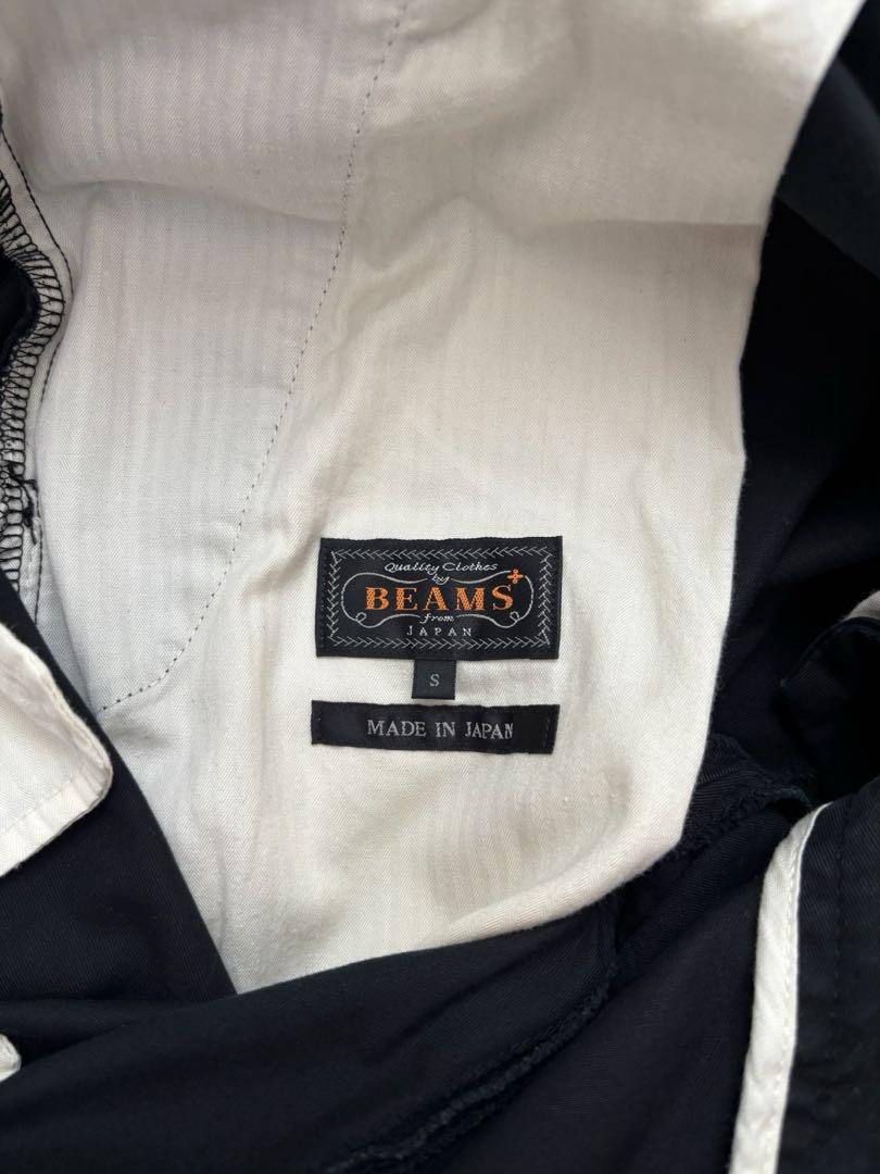 BEAMS PLUS 2 Pleats Twill（チノ） ブラック Sサイズ