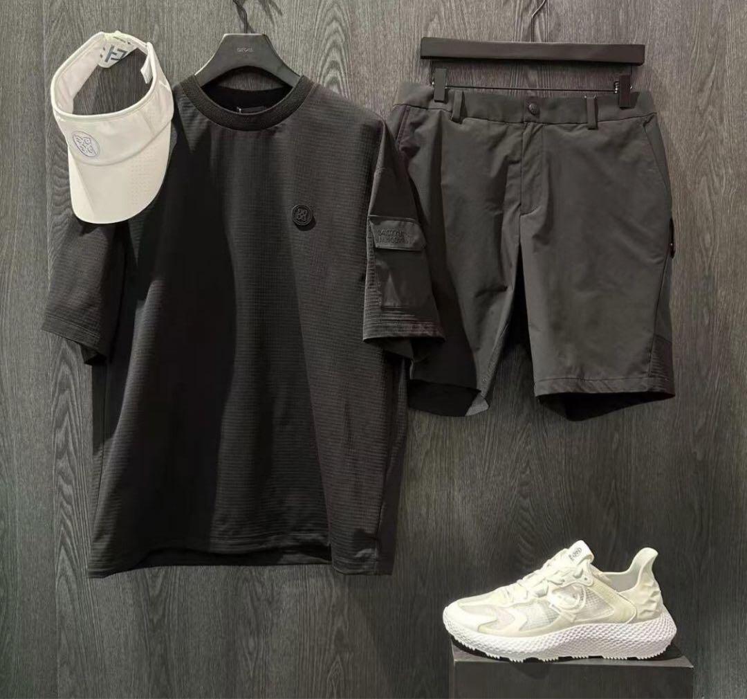 限定セール -SALE 新品G/FORE ゴルフウェア ショートパンツ メンズ半袖Tシャツ メンズウェア