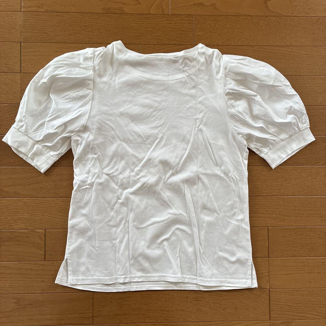 エムプルミエ パフスリーブTシャツ ホワイト 38 - メルカリ