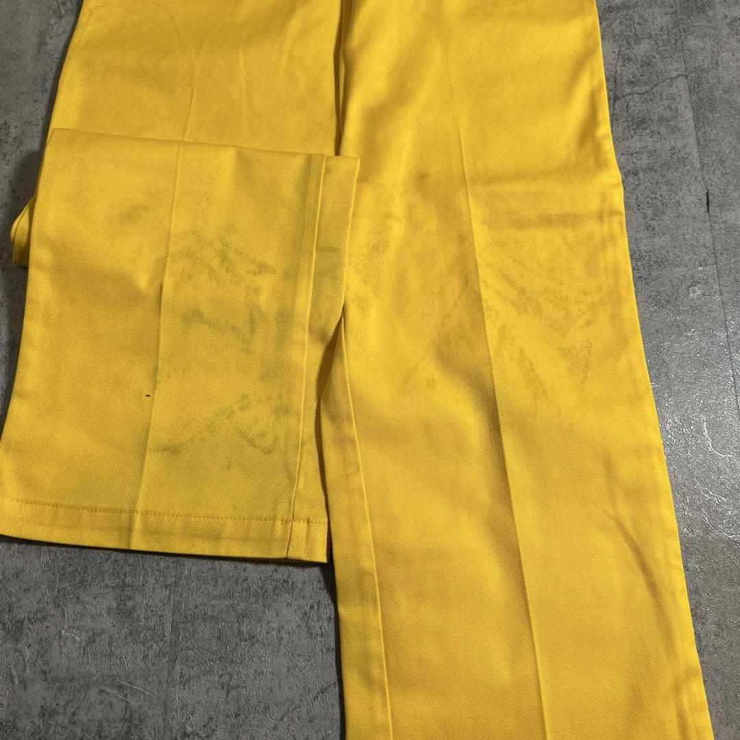 Dickies 90's 874 イエロー　ワークパンツ