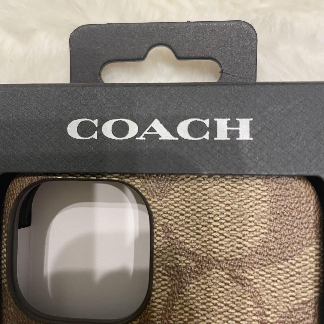 ラスト1点新品COACH シグネチャー　スマホケース　iPhone 15専用