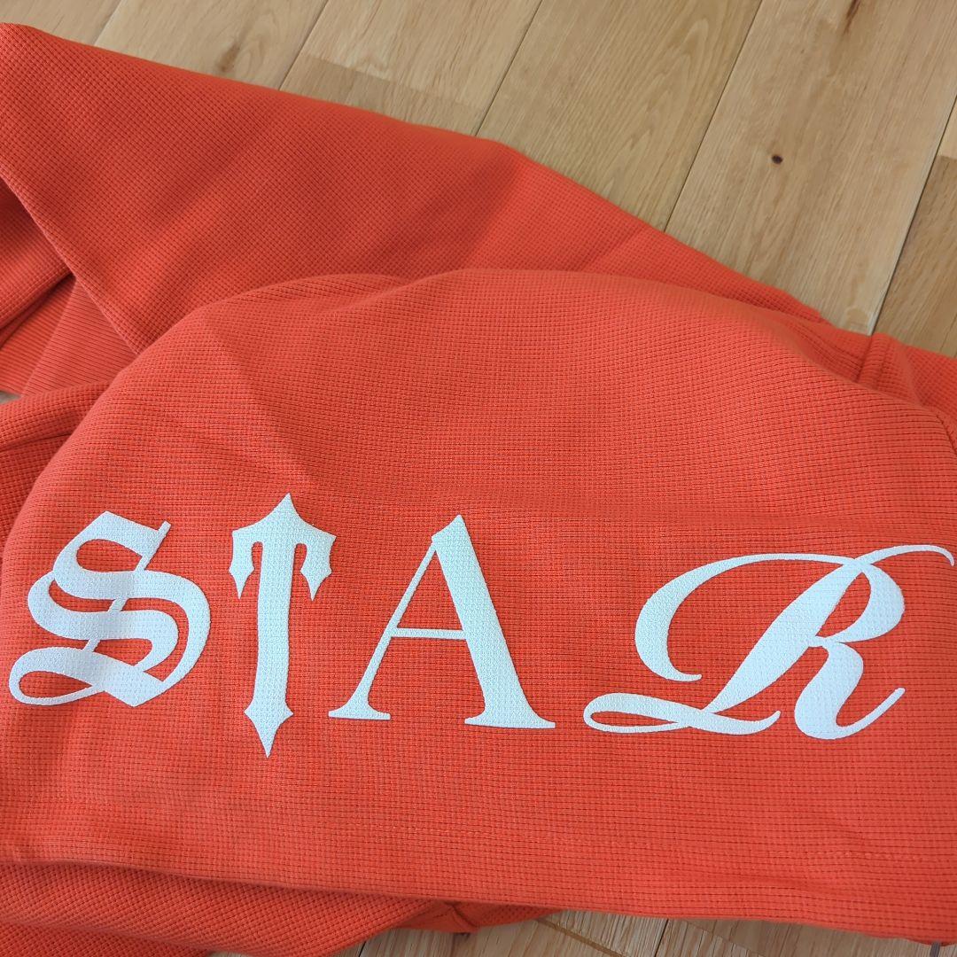 Trapstar ワッフルZIPパーカー 橙 UK限定 M