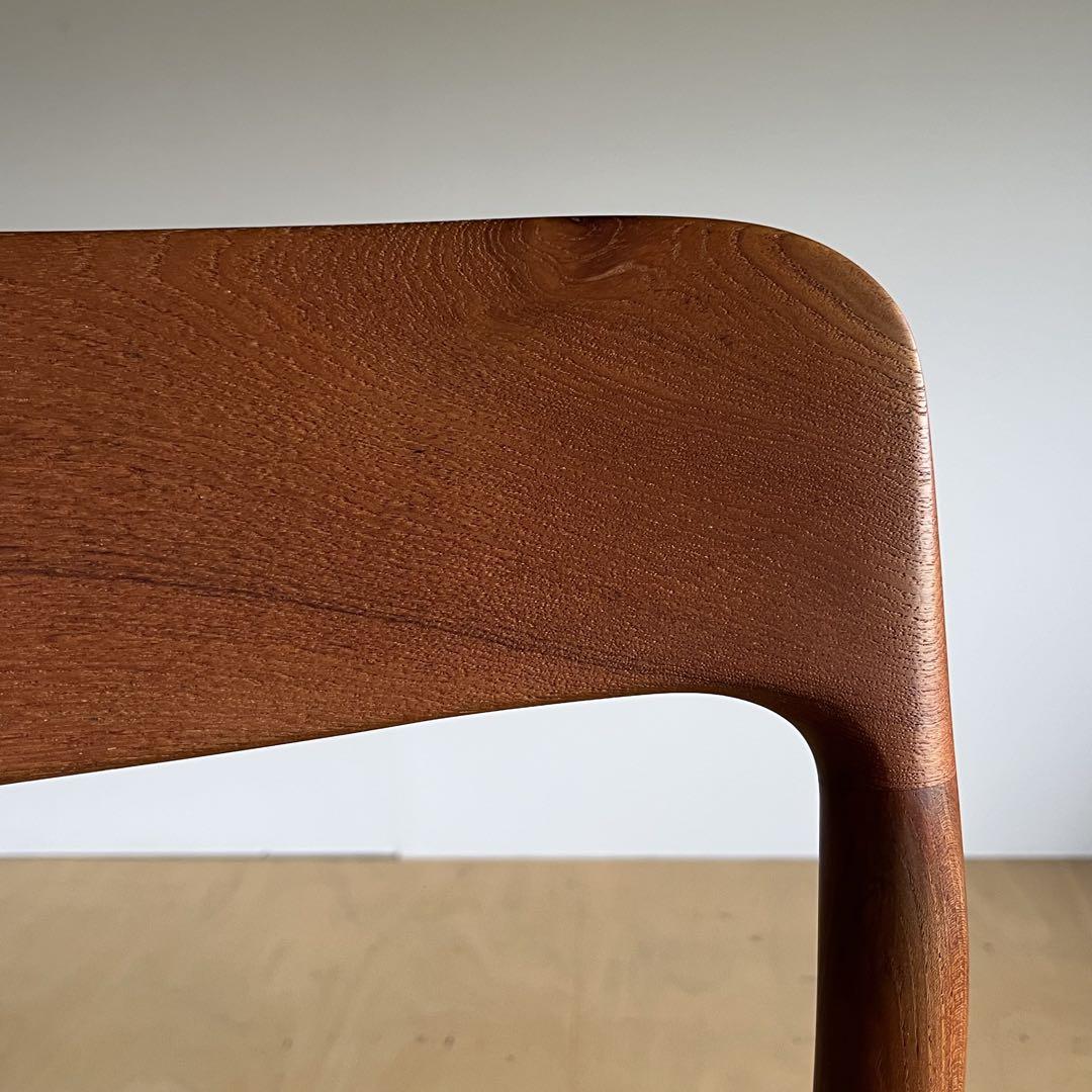 Niels Moller Model 75 チーク ペーパーコード張替え後未使用 椅子