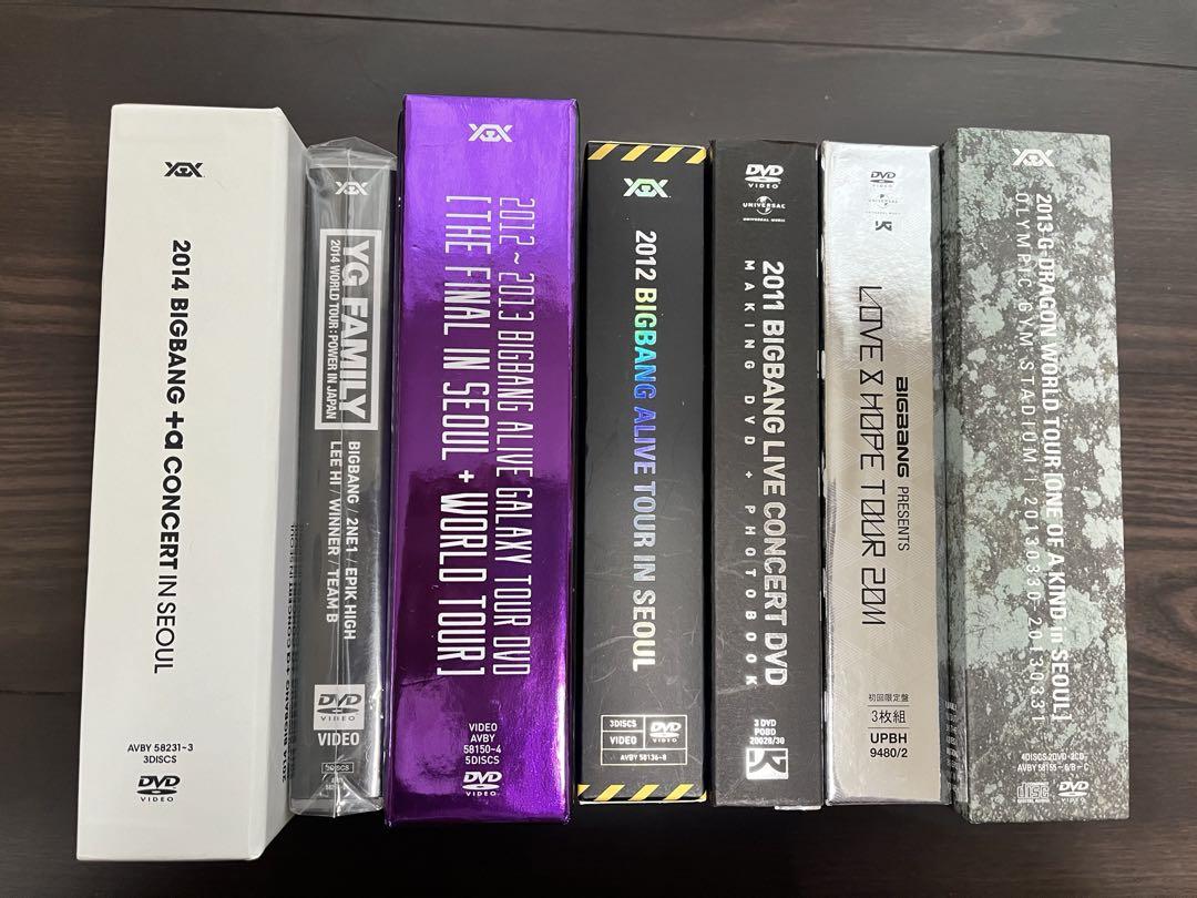 BIGBANG G-DRAGON DVD まとめ売り BIGBANG G-DRAGON DVD まとめ売り