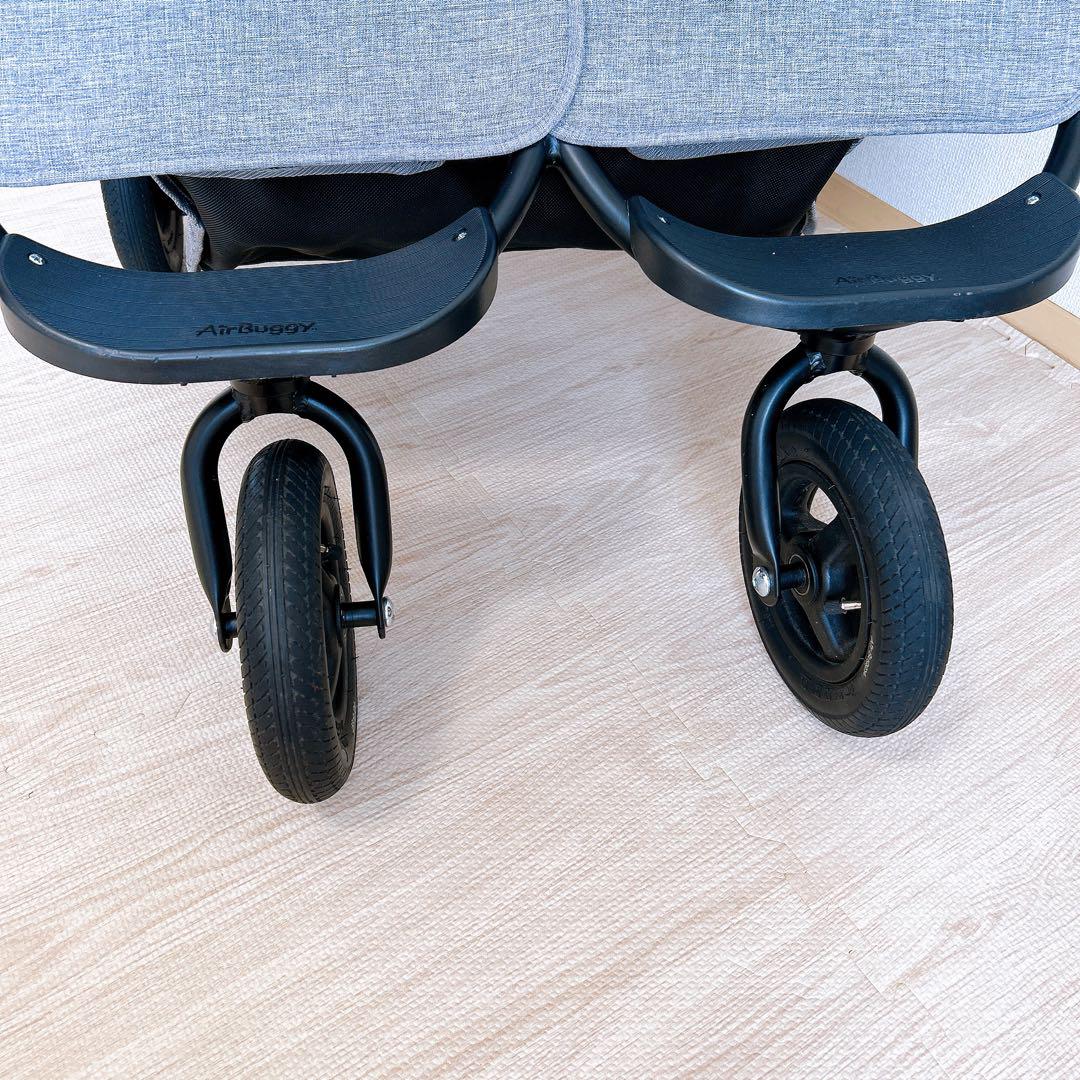 美品　エアバギー ココダブル フロムバース　アースグレー