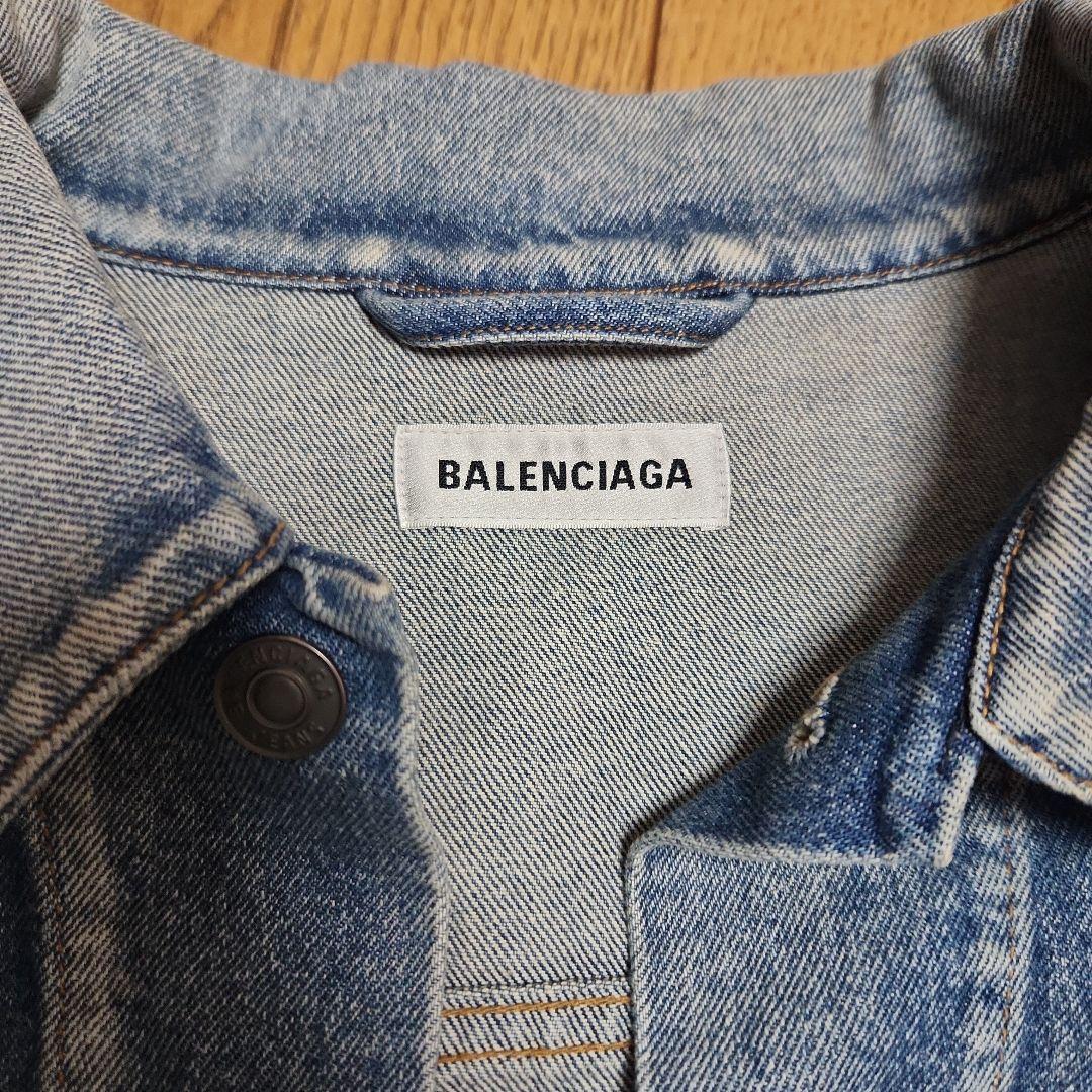 BALENCIAGA ライトブルーデニムジャケット