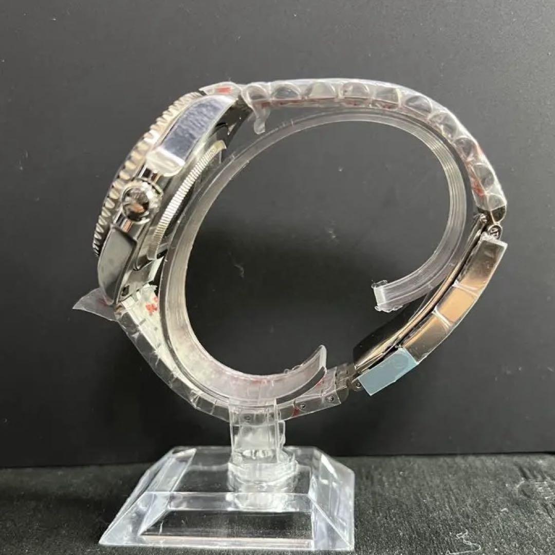 NH34搭載 MODカスタム オマージュ GMT ブラック×グレー 時計