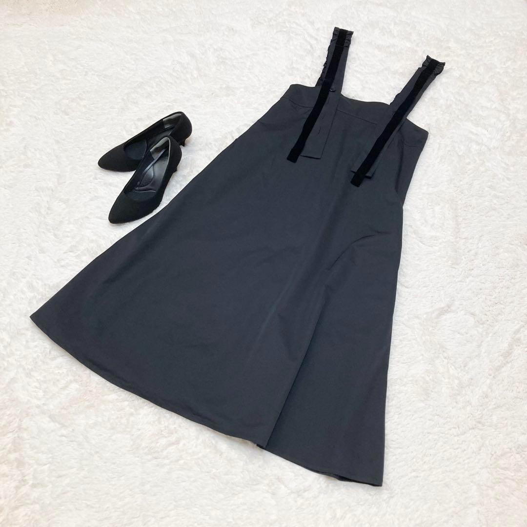 ✨美品✨Cheerful ジャンパースカート【38】ストラップ調整可能　日本製