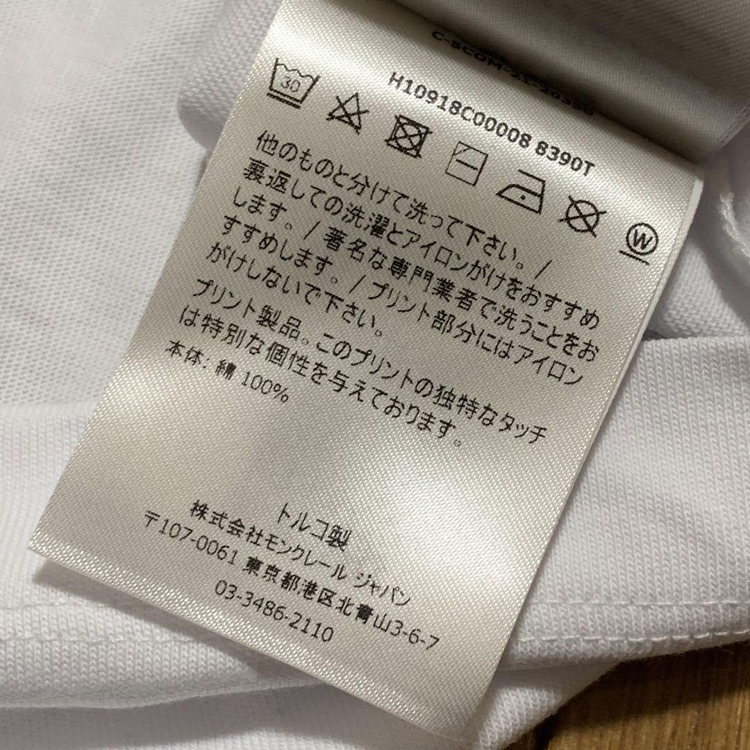 新品　モンクレール　2022SS Tシャツ　ホワイト　国内正規品　3S84