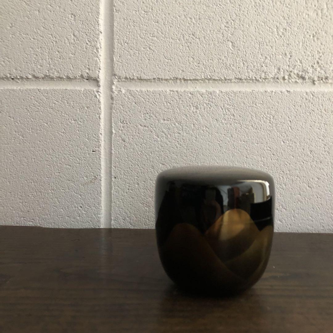 茶道具 棗 遠山蒔絵 共箱 田中宗凌 茶入