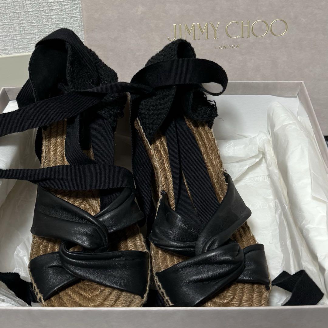 Jimmy Choo☆DALYA110 ウェッジ サンダル IT37(24.0)（JIMMY