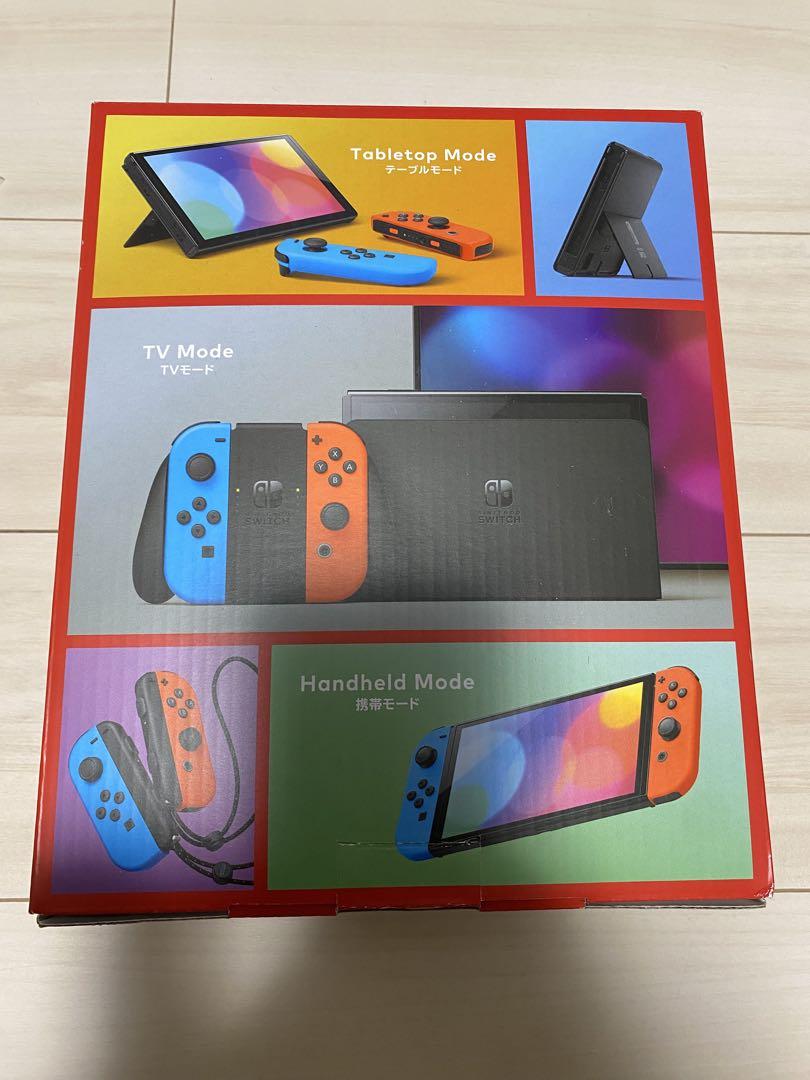 Nintendo Switch 有機ELモデル 本体 青・オレンジ新品未開封