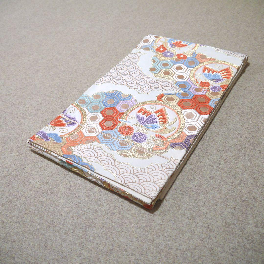 早い者勝ち❣️中古正絹袋帯No.895