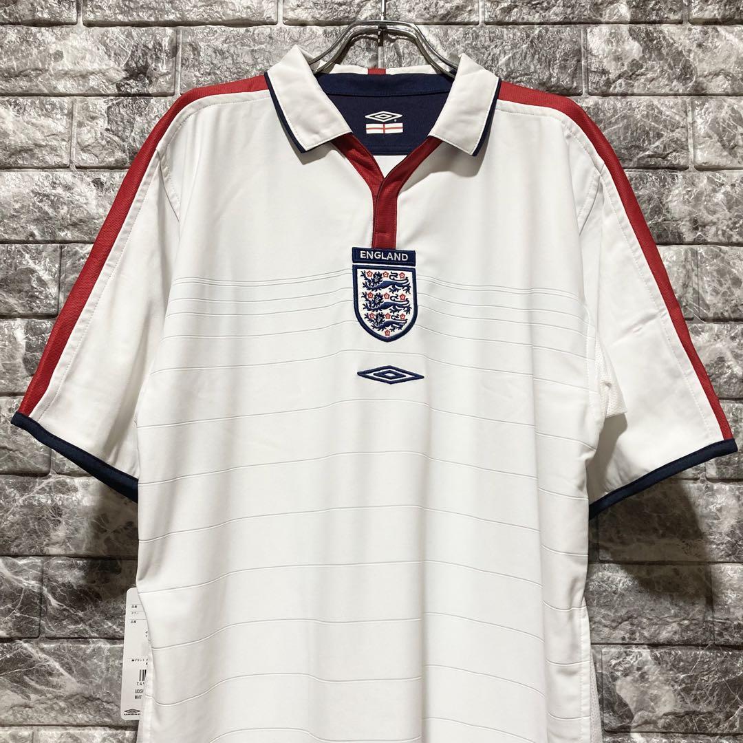 希少 UMBRO x England ユニフォーム シャツ リバーシブル 白