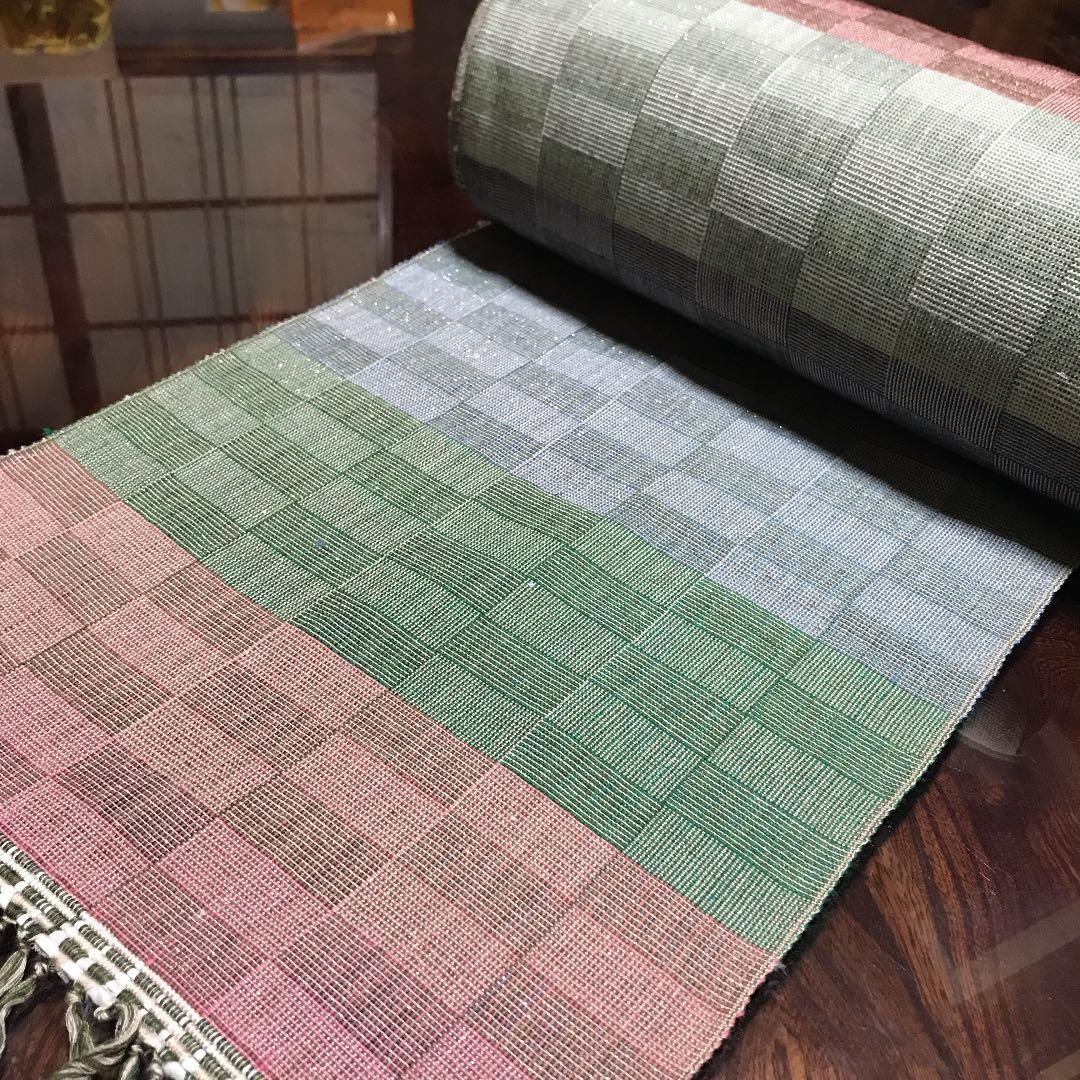 手織物  カラフルNo.4(ラメ入り) 値下げ