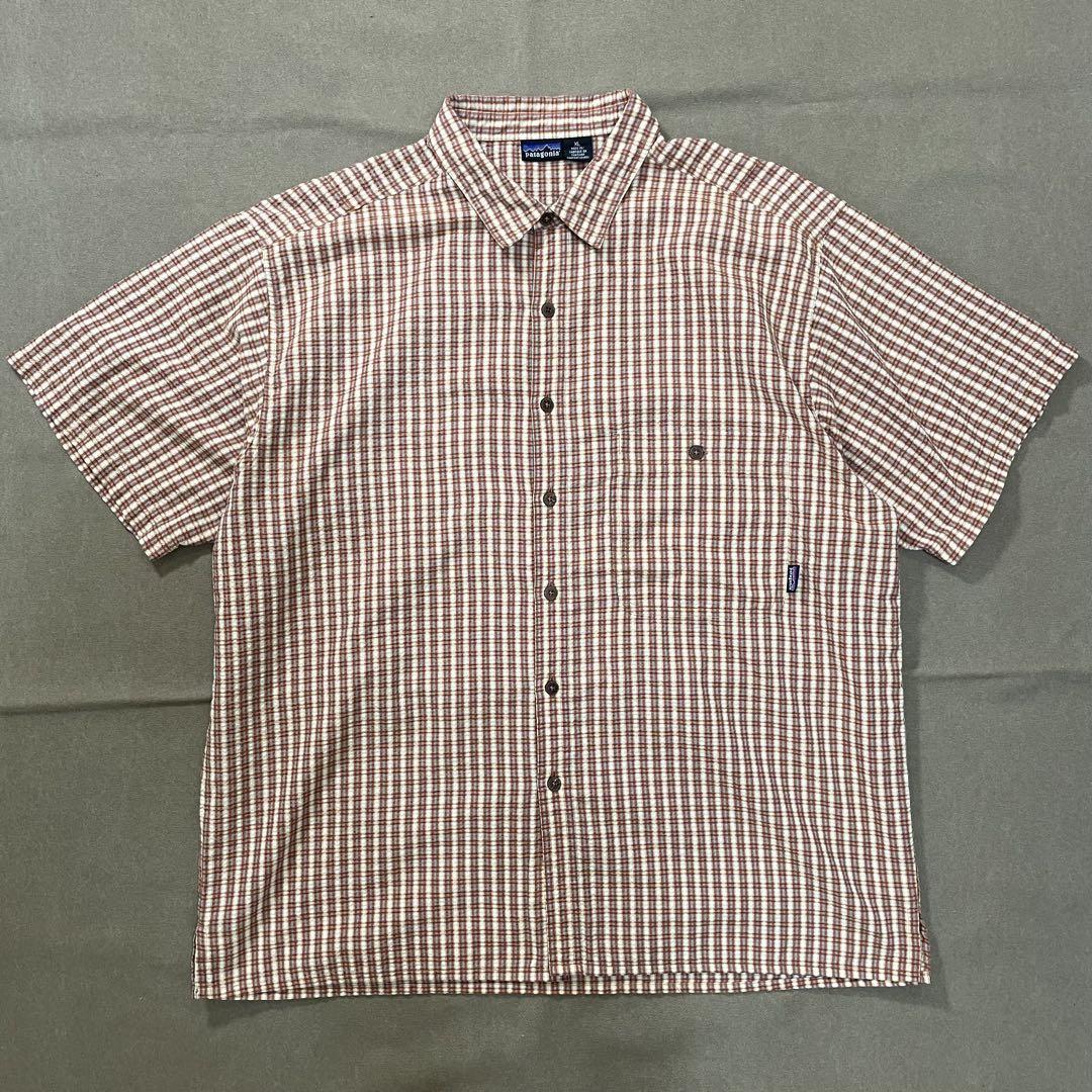 00s s01 Patagonia シアサッカー シャツ ビンテージ usa - メルカリ