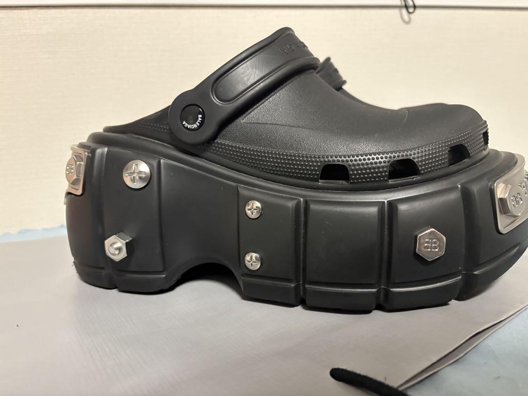 靴 balenciaga hard crocs 41