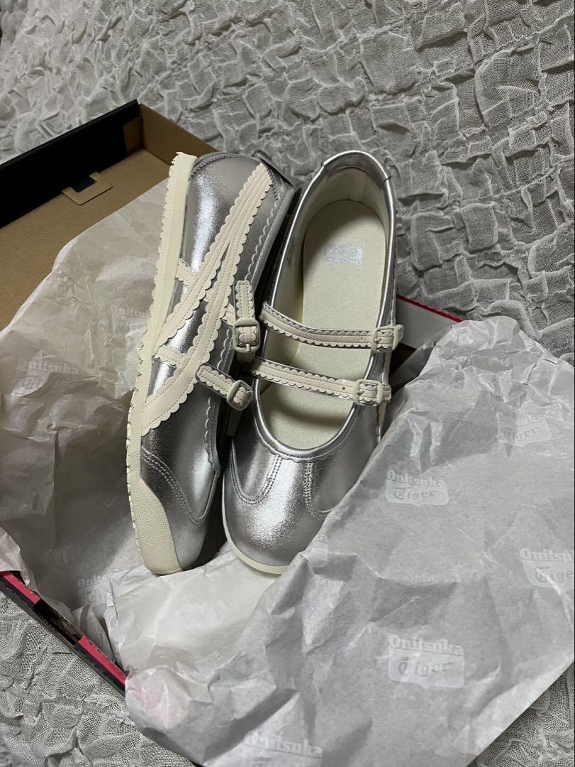 新品 OnitsukaTiger MEXICO66 TGRS SILVER 26