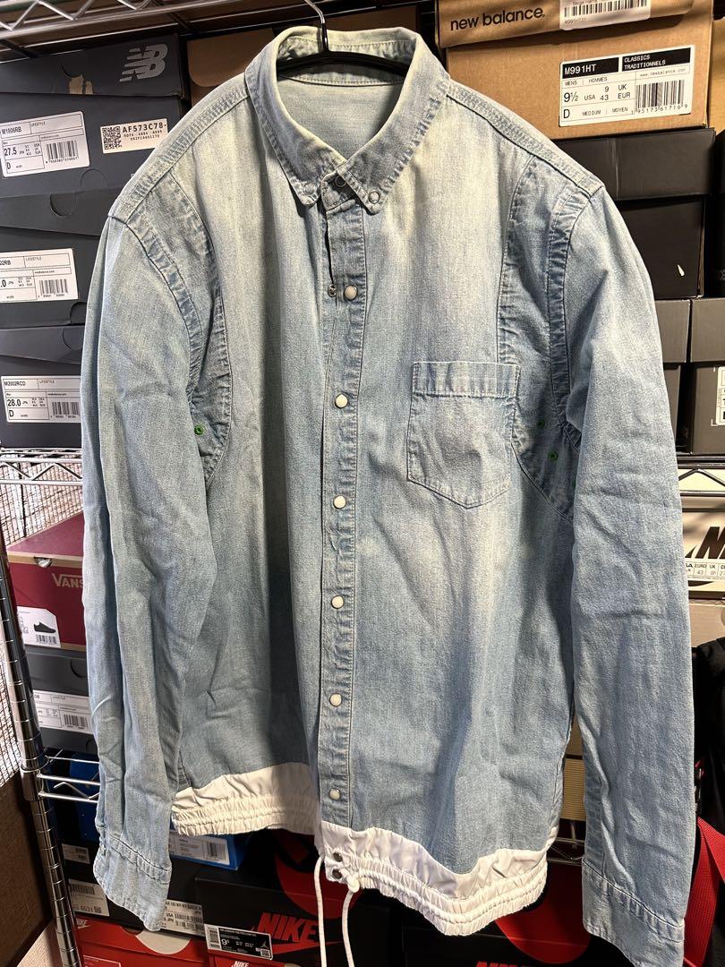 sacai サカイ ドローコード シャンブレー デニム シャツ