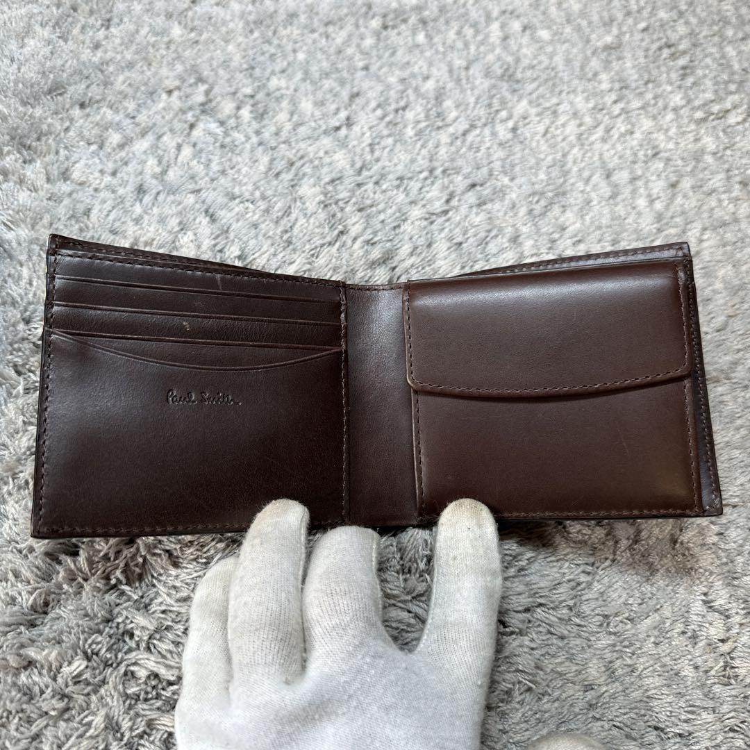★美品★Paul Smith ポールスミス 折り財布 レザー マルチカラー