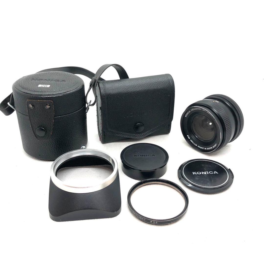 【C6562】《分解清掃済み》HEXANON 28mm F3.5 レンズフード付