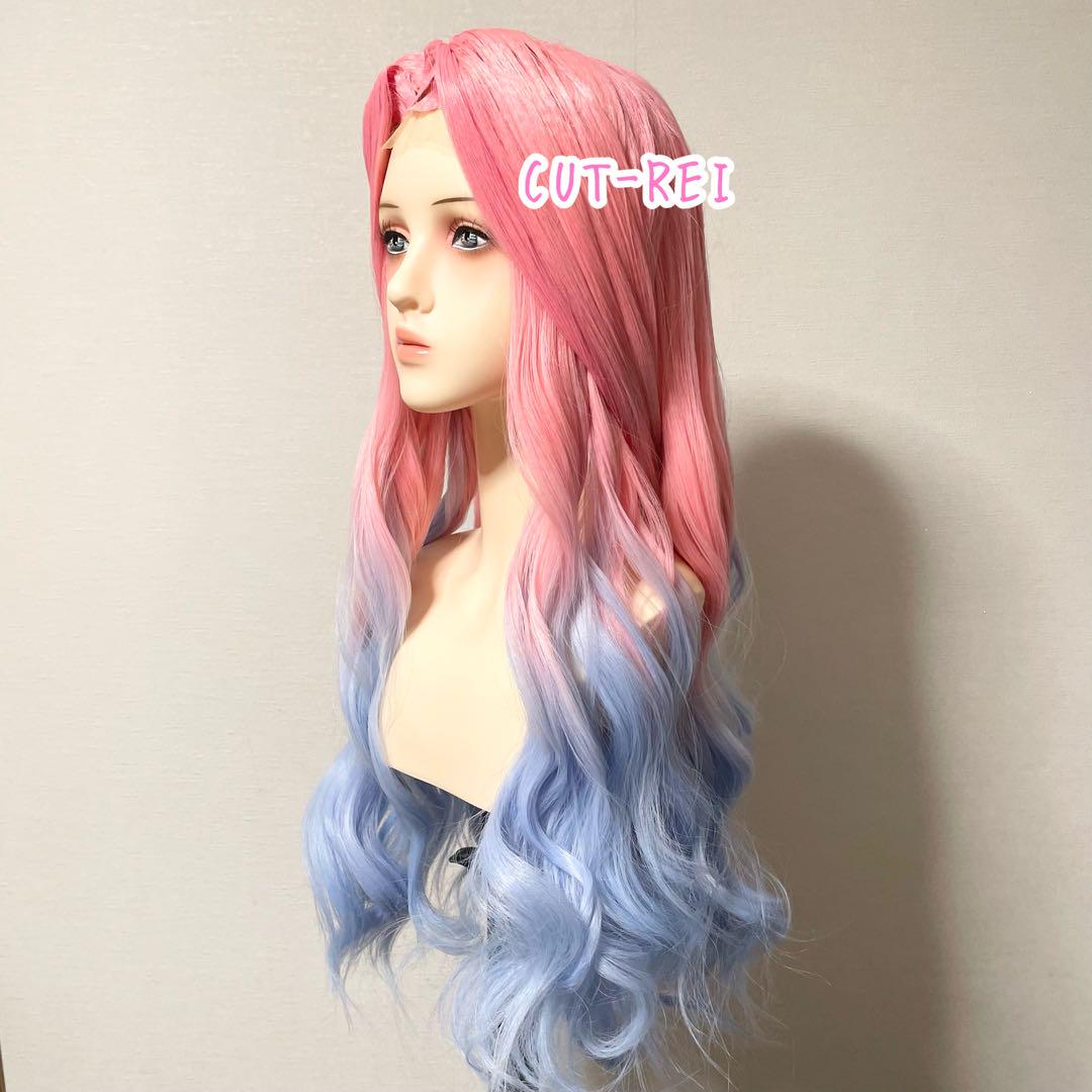 【セット済み】　エイリアンステージ　ミジ　美智　mizi コスプレ　ウィッグ